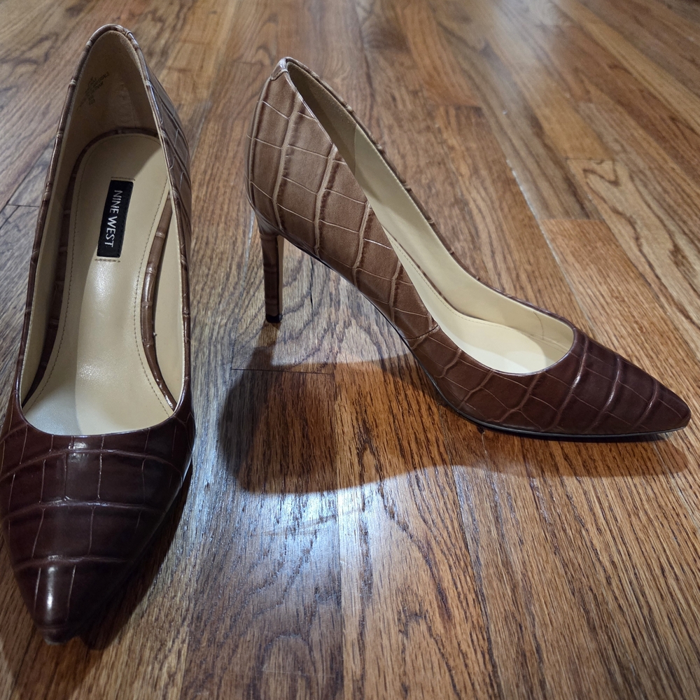Nine West Brown And Tan Women's Shoes
